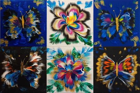 Slike iz polivanja akrilnih barv 2